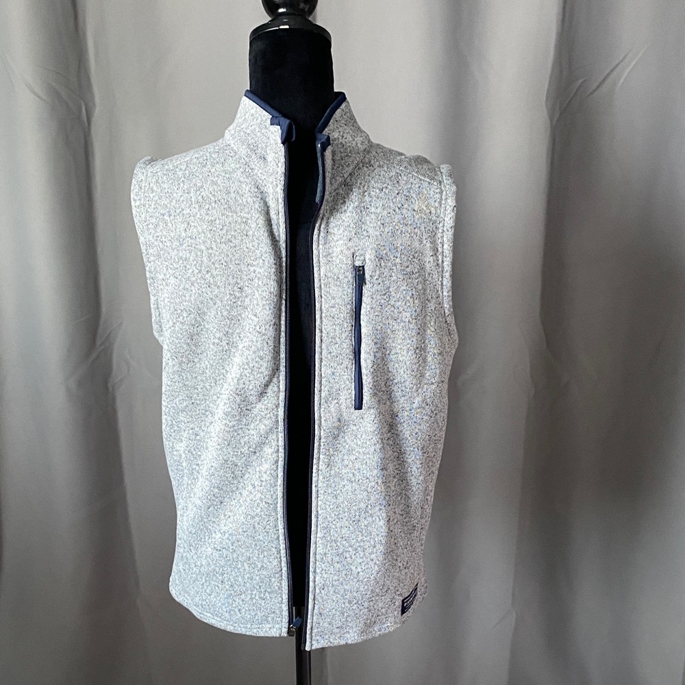 Men's Gray fish hippie gray vest